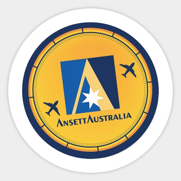 Ansett Australia Airline Retro Logo Sticker by SNAustralia